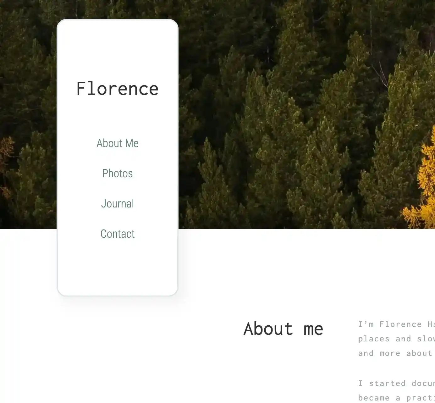 clean customizable blog website layout for content creators