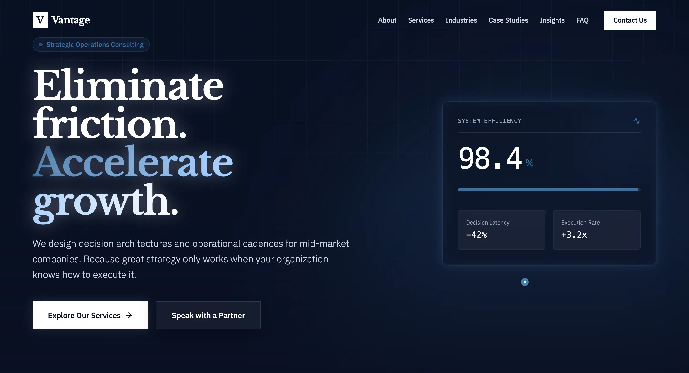 The Firm website template preview